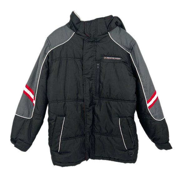 Protection System Black & Gray Puffer JacketIdeal for Winter